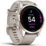 Смарт-часы Garmin EPIX PRO (g2), 42mm, Saph, Soft Gold SS, Lt. Sand, GPS смарт (010-02802-11)