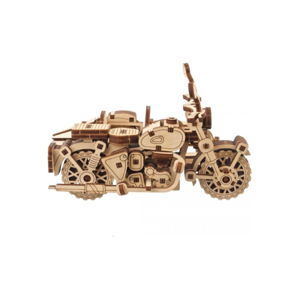 Конструктор Ugears Летающий мотоцикл Хагрида с коляской (6337518) Конструктор Ugears Летающий мотоцикл Хагрида с коляской (6337518)