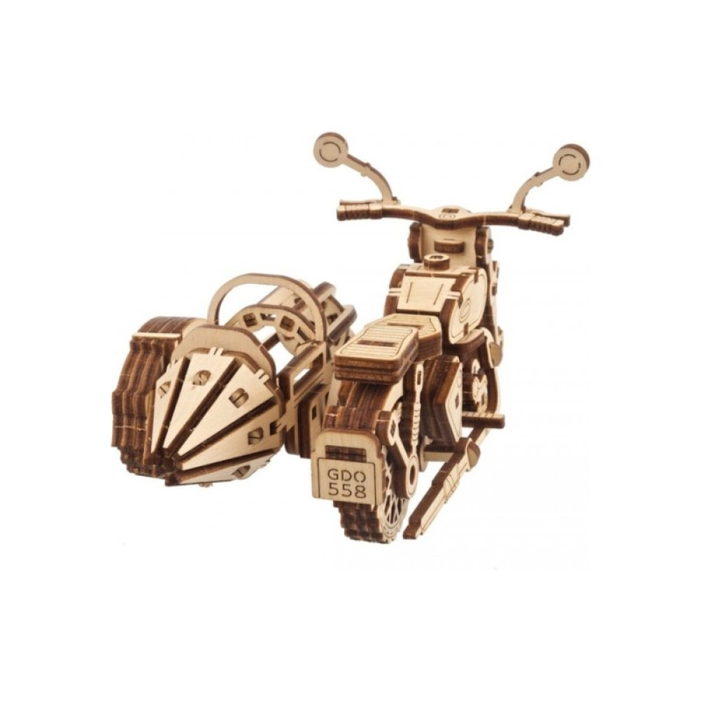 Конструктор Ugears Летающий мотоцикл Хагрида с коляской (6337518) Конструктор Ugears Летающий мотоцикл Хагрида с коляской (6337518)