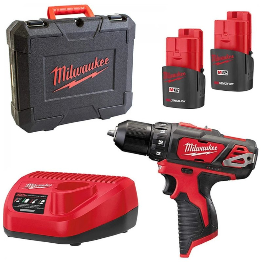 Шуруповерт Milwaukee M12 BDD-152C PROMOTION IN2 (4933451460)
