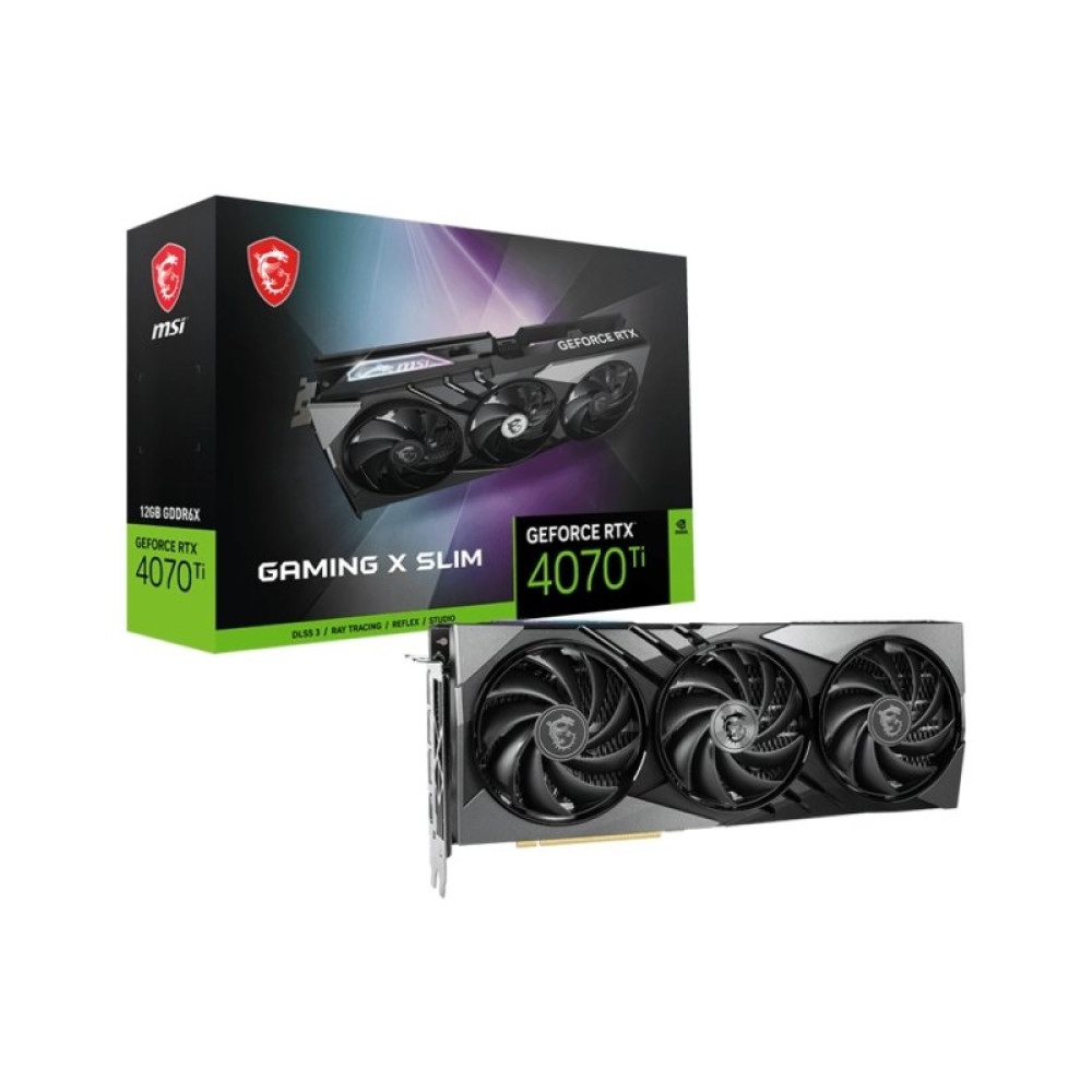 Видеокарта MSI GeForce RTX4070Ti 12Gb GAMING X SLIM TRIO (RTX 4070 Ti GAMING X SLIM 12G)