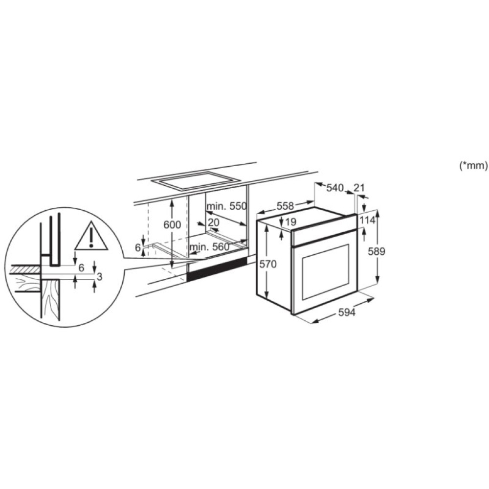 Духовой шкаф Electrolux EOD5H70BX