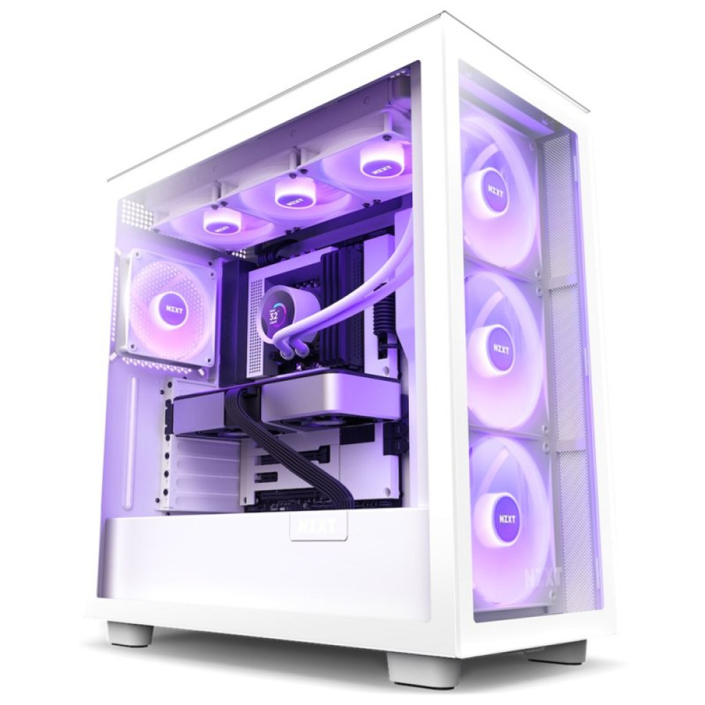 Система водяного охлаждения NZXT Kraken RGB 360mm AIO liquid cooler w/Display, (RL-KR360-W1)