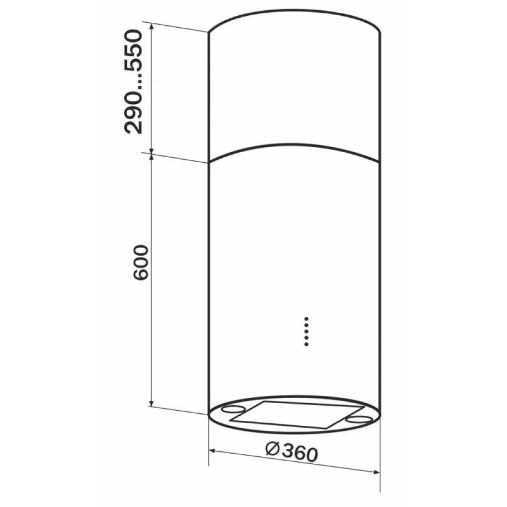 Вытяжка кухонная GRANADO Segovia 3604-1200 inox (GCH6436477)