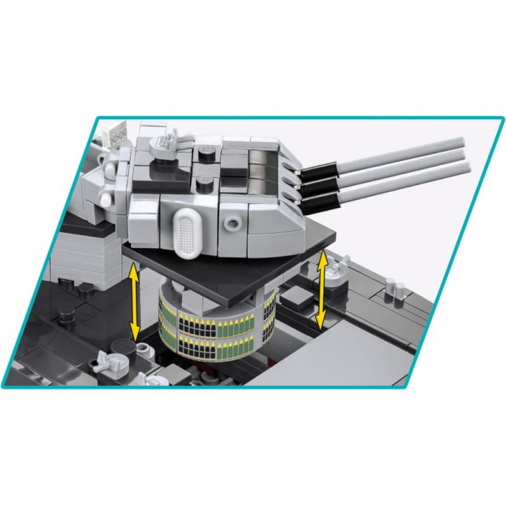 Конструктор Cobi Линкор Миссури BB-63 1:300, 2665 деталей (COBI-4837) Конструктор Cobi Линкор Миссури BB-63 1:300, 2665 деталей (COBI-4837)
