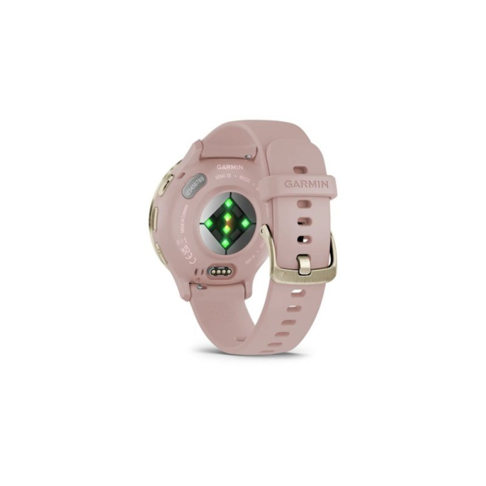Смарт-годинник Garmin Venu 3S, Dust Rose + Soft Gold, GPS (010-02785-03)