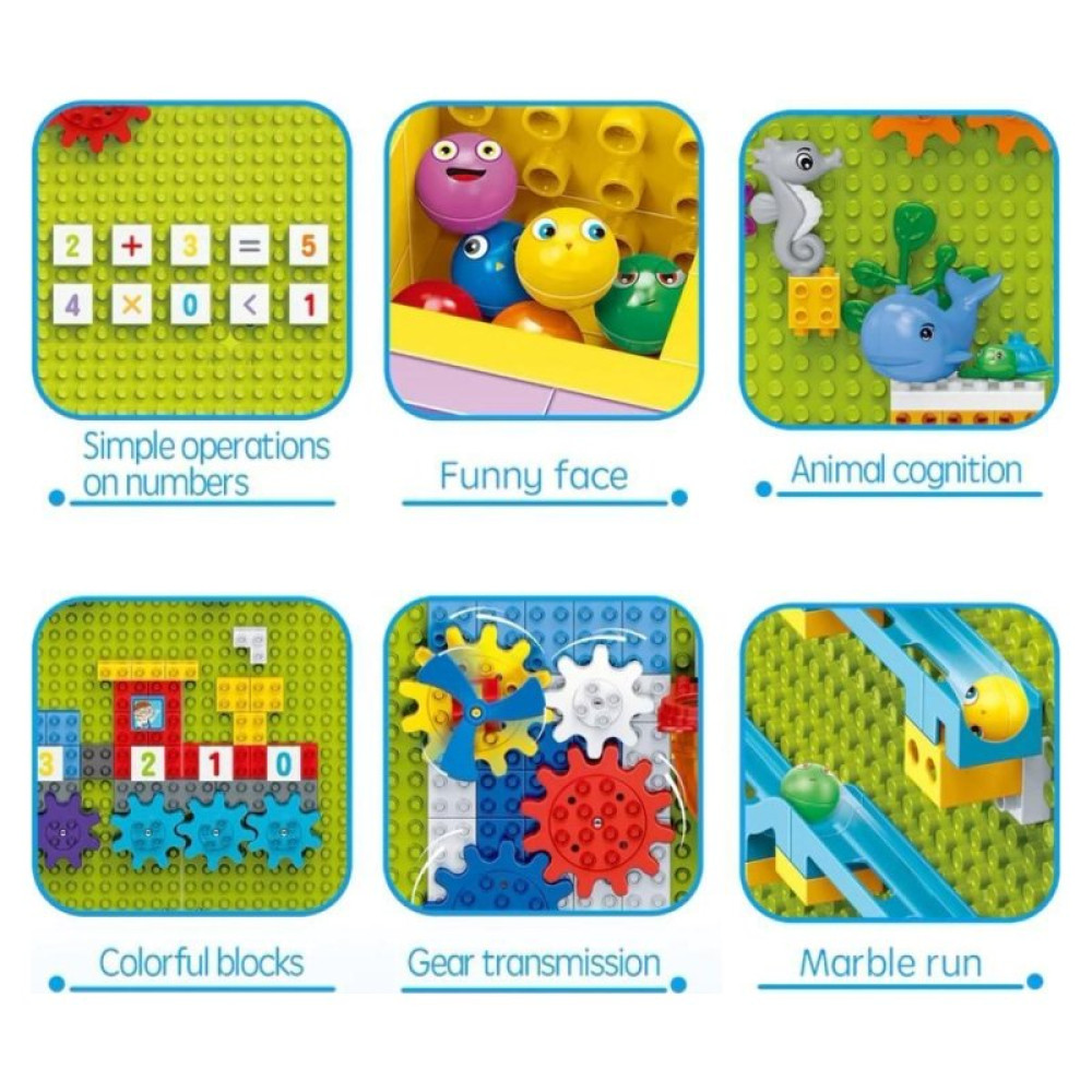 Конструктор BanBao Большой настенный для игры и обучения (ХК-9722) Конструктор BanBao Большой настенный для игры и обучения (ХК-9722)