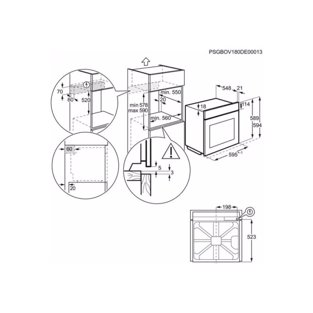 Духовой шкаф Electrolux EOD6C77H