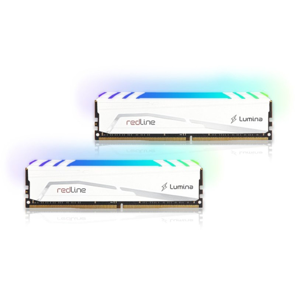 Модуль памяти для компьютера DDR5 32GB (2x16GB) 6000 MHz Redline RGB White Mushkin (MLB5C600AEEM16GX2)