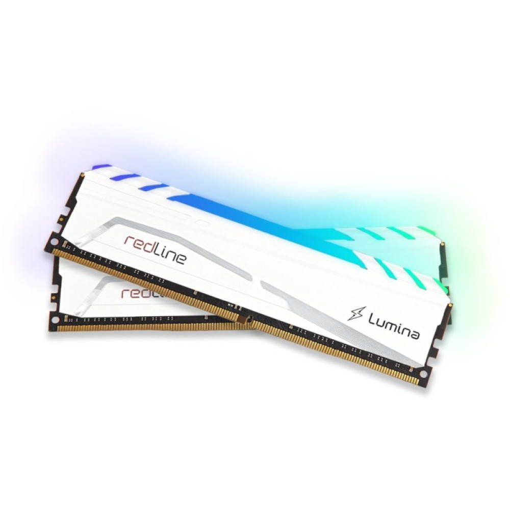 Модуль памяти для компьютера DDR5 32GB (2x16GB) 6000 MHz Redline RGB White Mushkin (MLB5C600AEEM16GX2)