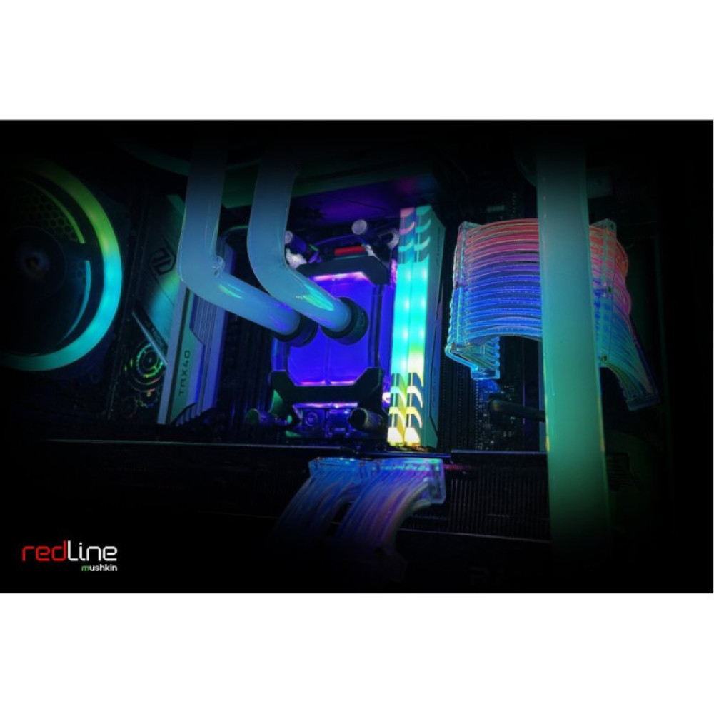 Модуль памяти для компьютера DDR5 32GB (2x16GB) 6000 MHz Redline RGB White Mushkin (MLB5C600AEEM16GX2)