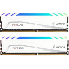 Модуль памяти для компьютера DDR5 32GB (2x16GB) 6400 MHz Redline RGB White Mushkin (MLB5C640BGGP16GX2)