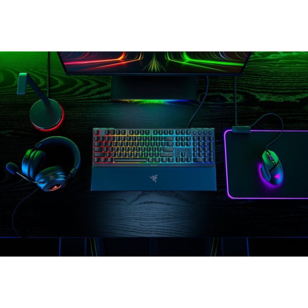 Клавиатура Razer Ornata V3 TKL RGB 84key Mecha-Membrane Switch USB UA Black (RZ03-04881800-R371)