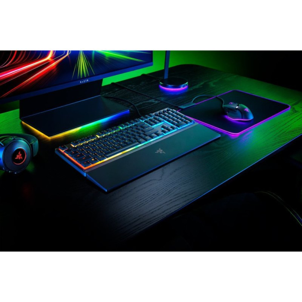Клавиатура Razer Ornata V3 TKL RGB 84key Mecha-Membrane Switch USB UA Black (RZ03-04881800-R371)