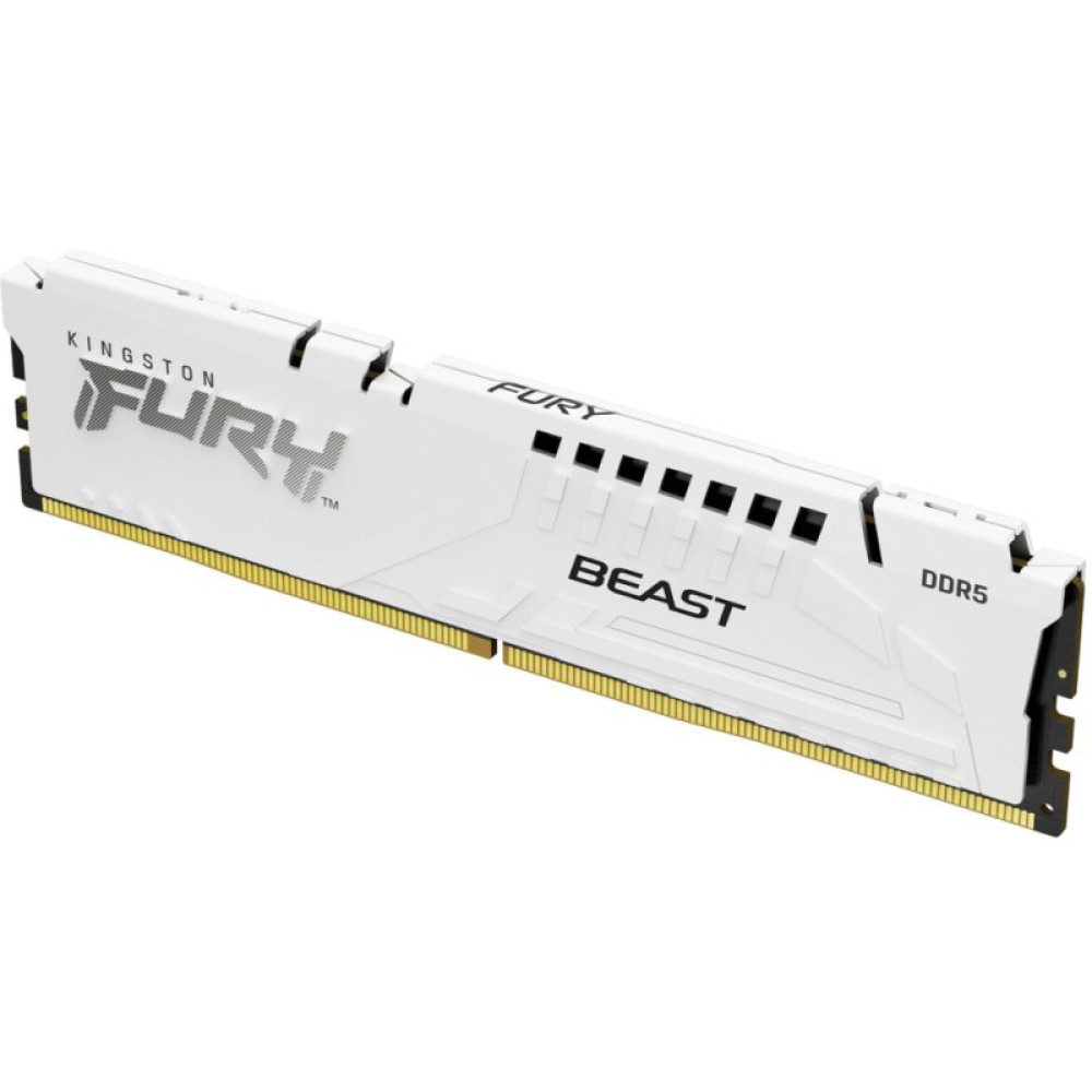 Модуль памяти для компьютера DDR5 16GB 5200 MHz Beast AM5 White Kingston Fury (ex.HyperX) (KF552C36BWE-16)