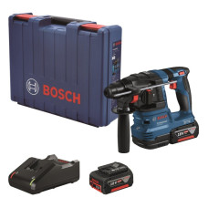 Перфоратор Bosch GBH 185-LI, 18В, SDS-Plus, 1.9Дж, безщітковий, 2х4.0Ah (0.611.924.021)