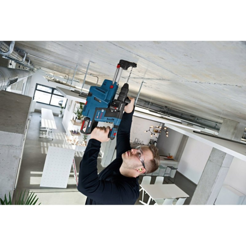 Перфоратор Bosch GBH 187-LI, патрон SDS-plus 24мм, 18В 1х5Ач, 2.4Дж, 3 режима, 980об/мин (0.611.923.022)