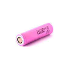 Аккумулятор 18650 Li-Ion INR18650-35E, 3500mAh, 8A, 4.2/3.6/2.5V, pink Samsung (INR18650-35E)