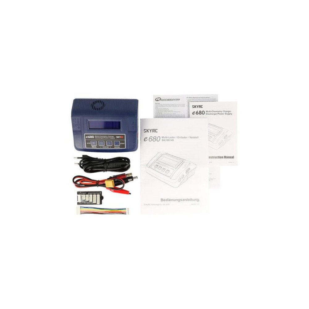Зарядное устройство для дрона SkyRc e680 8A/80W с/БП универсальное (SK-100149) (LC-E680)