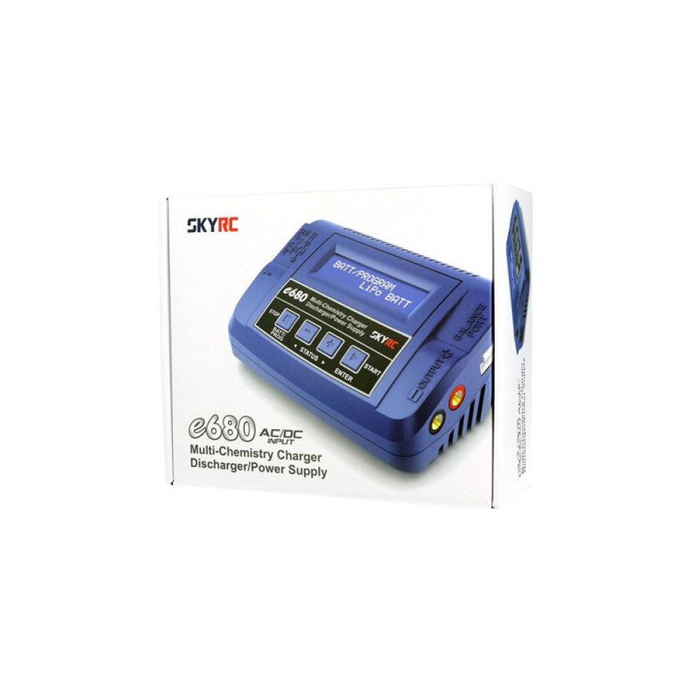 Зарядное устройство для дрона SkyRc e680 8A/80W с/БП универсальное (SK-100149) (LC-E680)