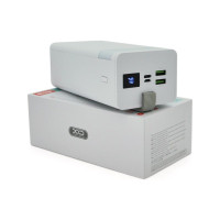 Батарея универсальная XO 40000mAh, PD/20W, QC3.0/22.5W, Input(MicroUSB,Type-C), Output(2*USB,Type-C), White (XO-PR130W / 29302)