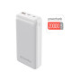 Батарея універсальна ColorWay 20 000 mAh Slim PD/20W, QC/3.0 USB-C/Micro-USB/USB-A White (CW-PB200LPG3WT-PD)