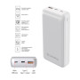 Батарея універсальна ColorWay 20 000 mAh Slim PD/20W, QC/3.0 USB-C/Micro-USB/USB-A White (CW-PB200LPG3WT-PD)