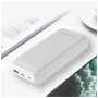 Батарея універсальна ColorWay 20 000 mAh Slim PD/20W, QC/3.0 USB-C/Micro-USB/USB-A White (CW-PB200LPG3WT-PD)