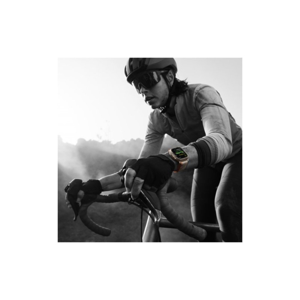 Смарт-часы Apple Watch Ultra 2 GPS + Cellular, 49mm Titanium Case with Orange/Beige Trail Loop - M/L (MRF23UL/A)