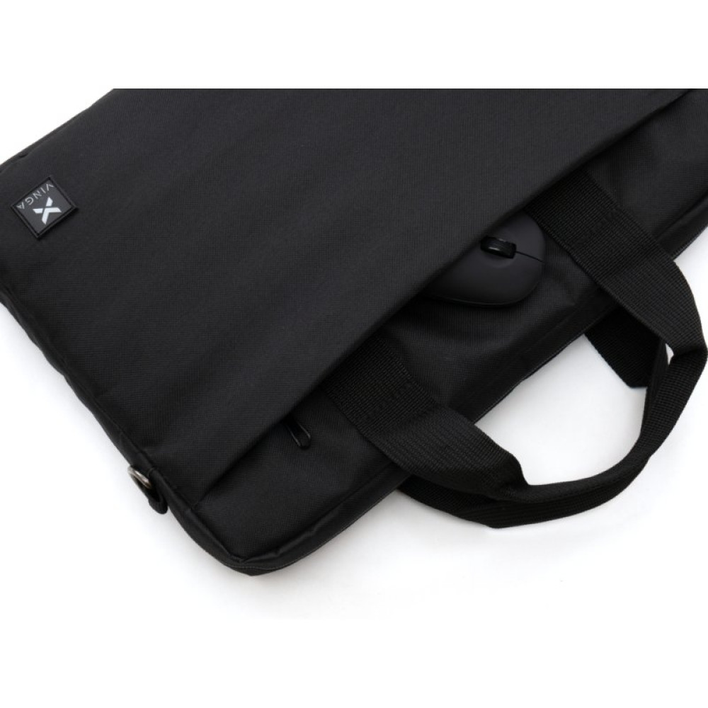 Сумка для ноутбука Vinga 15.6" NB152 black (NB152BK)_ Сумка для ноутбука Vinga 15.6" NB152 black (NB152BK)_