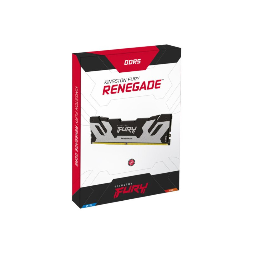Модуль памяти для компьютера DDR5 96GB (2x48GB) 6000 MHz Renegade Silver XMP Kingston Fury (ex.HyperX) (KF560C32RSK2-96)