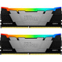 Модуль пам'яті для комп'ютера DDR4 16GB (2x8GB) 3600 MHz Fury Renegade RGB Kingston Fury (ex.HyperX) (KF436C16RB2AK2/16)