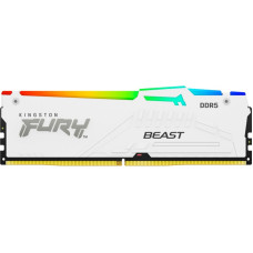 Модуль памяти для компьютера DDR 32GB 6000 MHz FURY Beast White RGB Kingston Fury (ex.HyperX) (KF560C40BWA-32)