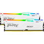 Модуль памяти для компьютера DDR 64GB (2x32GB) 6000 MHz FURY Beast White RGB Kingston Fury (ex.HyperX) (KF560C40BWAK2-64)