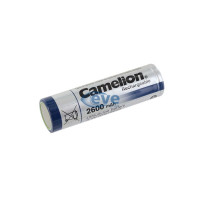 Аккумулятор 18650 Li-Ion ICR18650 FlatTop Bulk, 2600mAh, 3.7V Camelion (ICR18650F-26)
