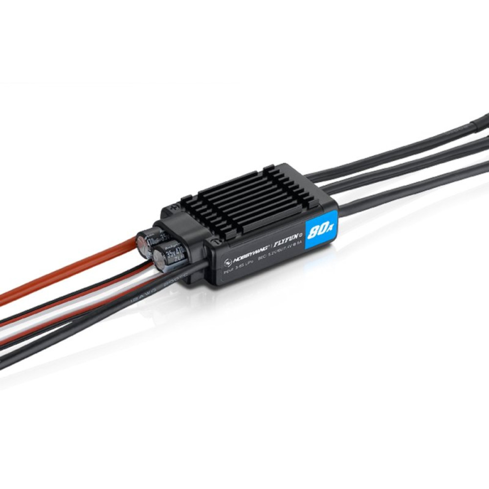 Регулятор хода HOBBYWING FLYFUN V5 80A 3-6S для авиамоделей (HW30214201) Регулятор хода HOBBYWING FLYFUN V5 80A 3-6S для авиамоделей (HW30214201)