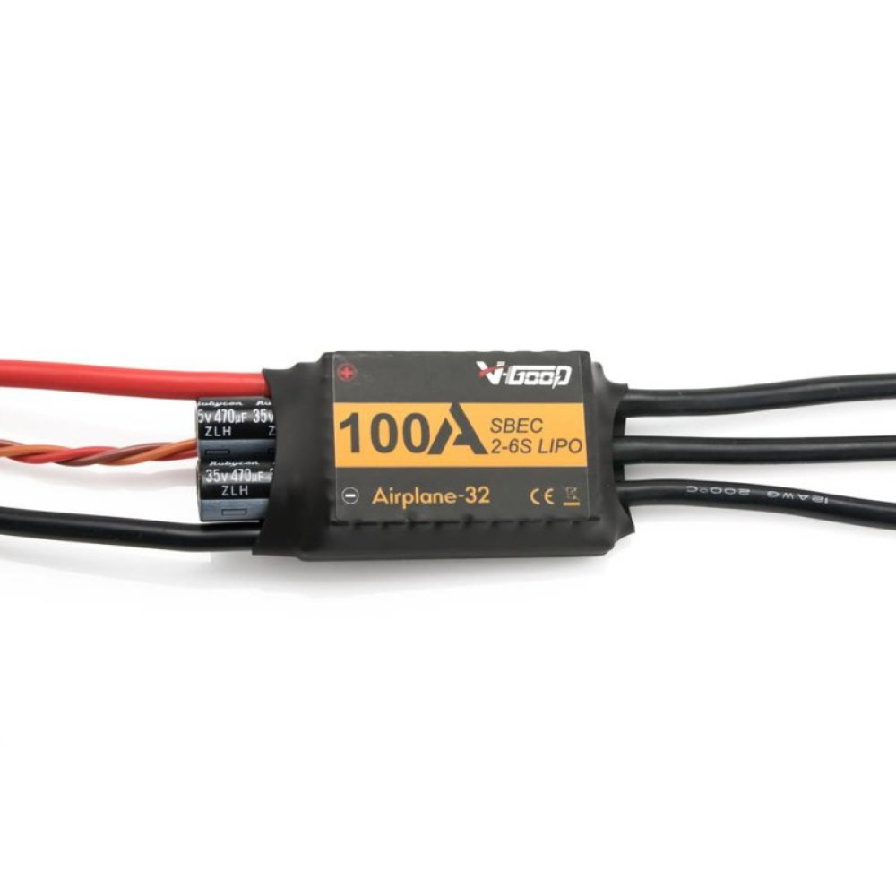 Регулятор хода VGOOD 100A 2-6S для самолётов (VG-A32100A6SSB) Регулятор хода VGOOD 100A 2-6S для самолётов (VG-A32100A6SSB)