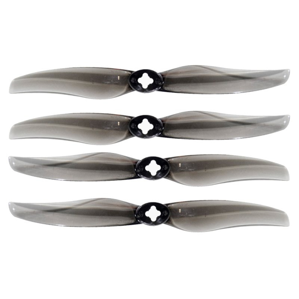 Пропелери GemFan Long Range 5126-2 2мм+M5 полікарбонат 2CCW+2CW (Clear Gray) (GFN-PMPC5126-2G2)