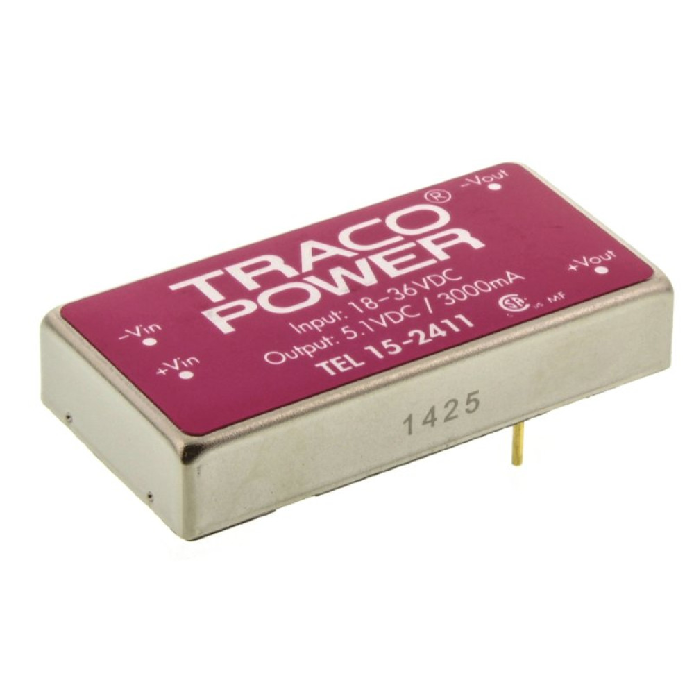 Преобразователь DC-DC Traco Power TEL15-2411 (TP-TEL15-2411) Преобразователь DC-DC Traco Power TEL15-2411 (TP-TEL15-2411)