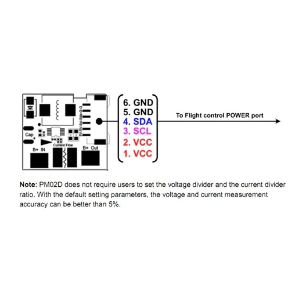 Модуль питания Holybro PM02D 2-12S (HBRO15011) Модуль питания Holybro PM02D 2-12S (HBRO15011)