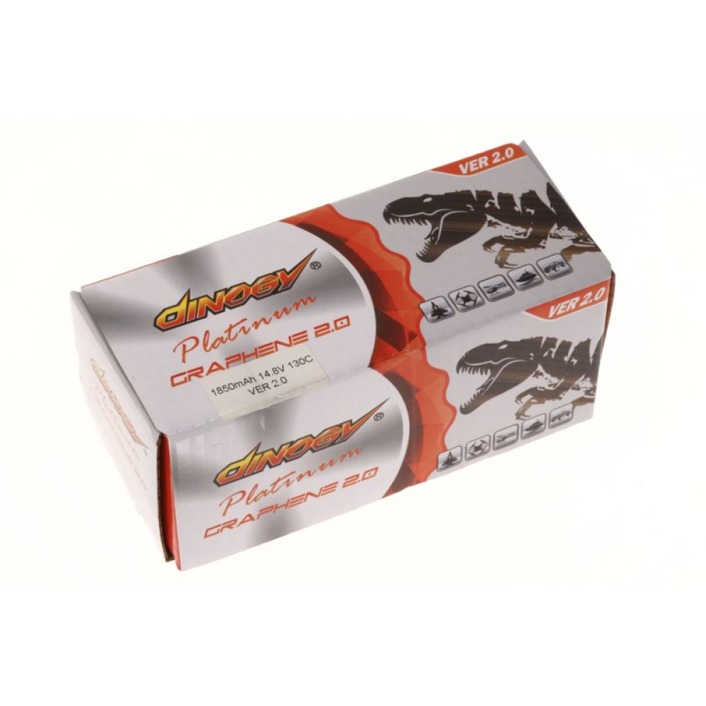 Аккумулятор для квадрокоптера Dinogy PLATINUM G2.0 Li-Pol 1850 мАч 14.8 В 90,5x34x34,5 мм XT60 130C (DLC-4S1850XTPV2-XT) Аккумулятор для квадрокоптера Dinogy PLATINUM G2.0 Li-Pol 1850 мАч 14.8 В 90,5x34x34,5 мм XT60 130C (DLC-4S1850XTPV2-XT)