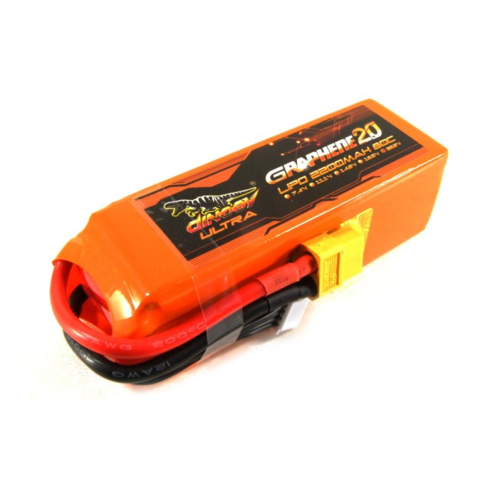 Акумулятор Dinogy G2.0 Li-Pol 2200mAh 22.2V 6S 80C XT60 (DLC-6S2200XTU-XT)