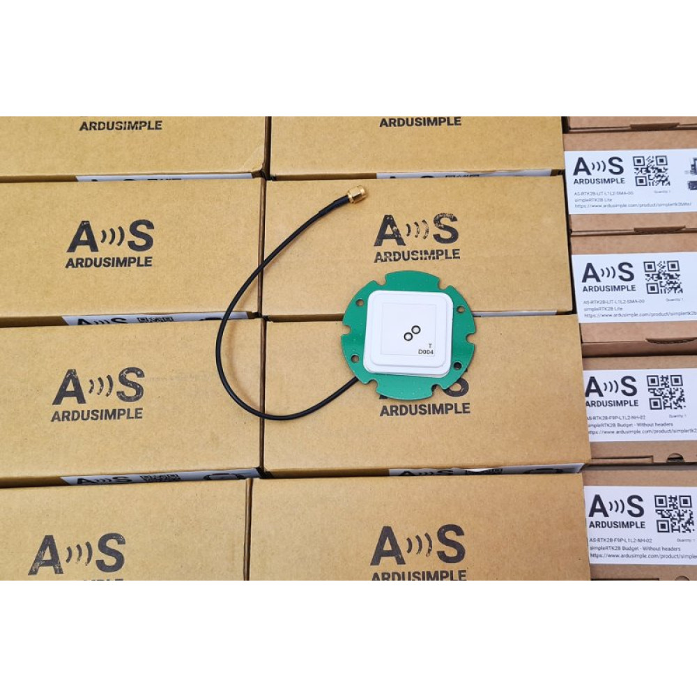 Антена мультидіапазонна Ardusimple GNSS Multiband із кабелем (AS-ANT2B-OEM-L1L2-02SMA-0) Антена мультидіапазонна Ardusimple GNSS Multiband із кабелем (AS-ANT2B-OEM-L1L2-02SMA-0)