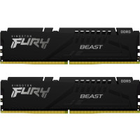 Модуль пам'яті для комп'ютера DDR5 16GB (2x8GB) 4800 MHz Beast Black Kingston Fury (ex.HyperX) (KF548C38BBK2-16)