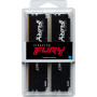 Модуль памяти для компьютера DDR5 16GB (2x8GB) 4800 MHz Beast Black Kingston Fury (ex.HyperX) (KF548C38BBK2-16)