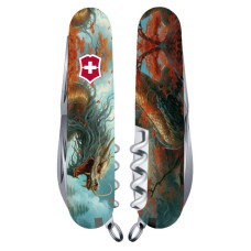Нож Victorinox Huntsman Zodiac 91 мм Бойовий дракон (1.3713.7_Z3230p)
