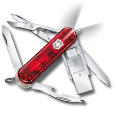 Нож Victorinox Midnite ManagerWork 58 мм LED/USB 3.0/3.1 32 Gb (4.6336.TG32)