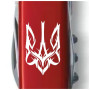 Нож Victorinox Spartan Ukraine 91 мм Червоний Тризуб готичний білий (1.3603_T0630u)