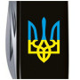 Ніж Victorinox Spartan Ukraine 91 мм Чорний Тризуб синьо-жовтий (1.3603.3_T0016u)