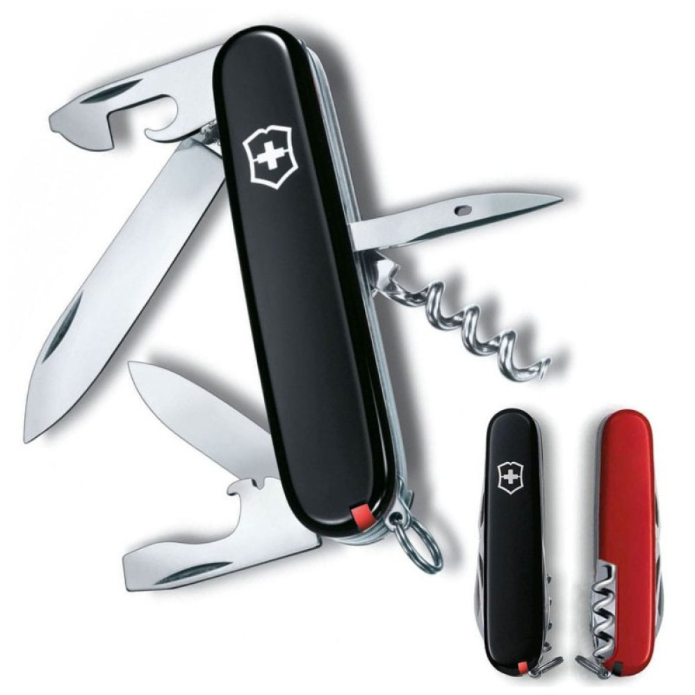 Нож Victorinox Spartan Ukraine 91 мм Чорно-червоний (1.3603.3.1)